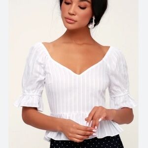 White Corset Top The Fifth Label
